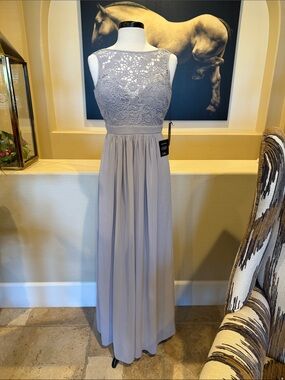 Lulu's Lace Bodice Dress Prom Wedding Gala NWT